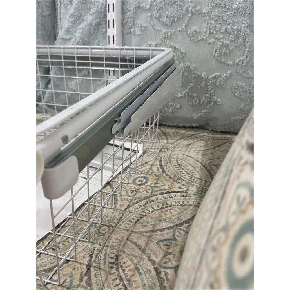 Rubbermaid HomeFree Series Drawer White 7 1/4 ″ x‎ 23½″ No-Cut Closet Insert